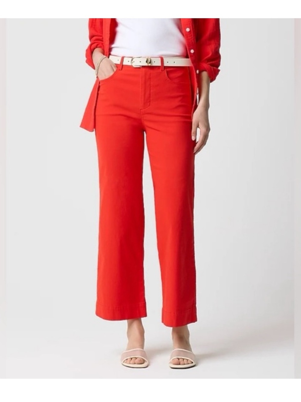 J. Crew Ella High Rise Cropped Pants NWT